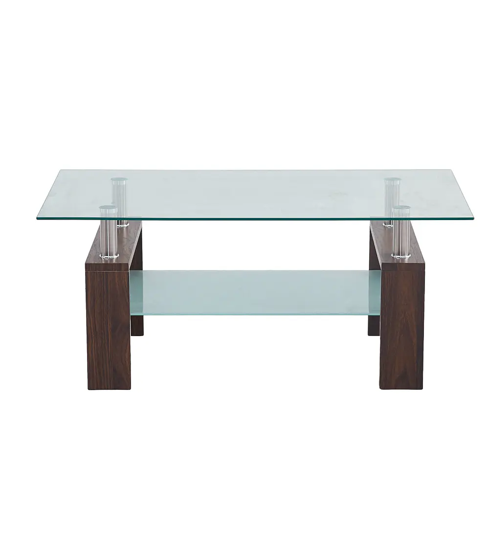 Mesa de Centro Rectangular de Vidrio