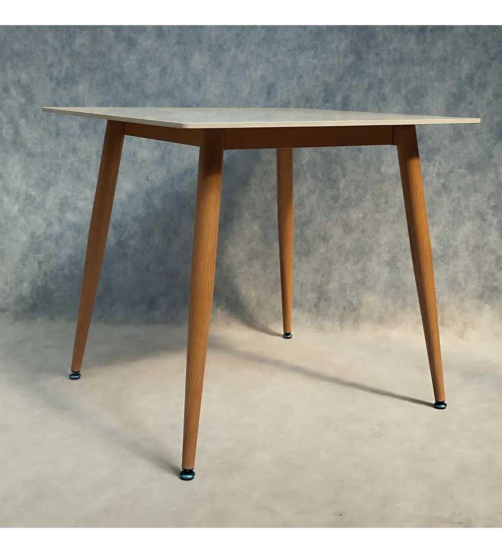 Mesa Mármol Cuadrada 80x80 cms