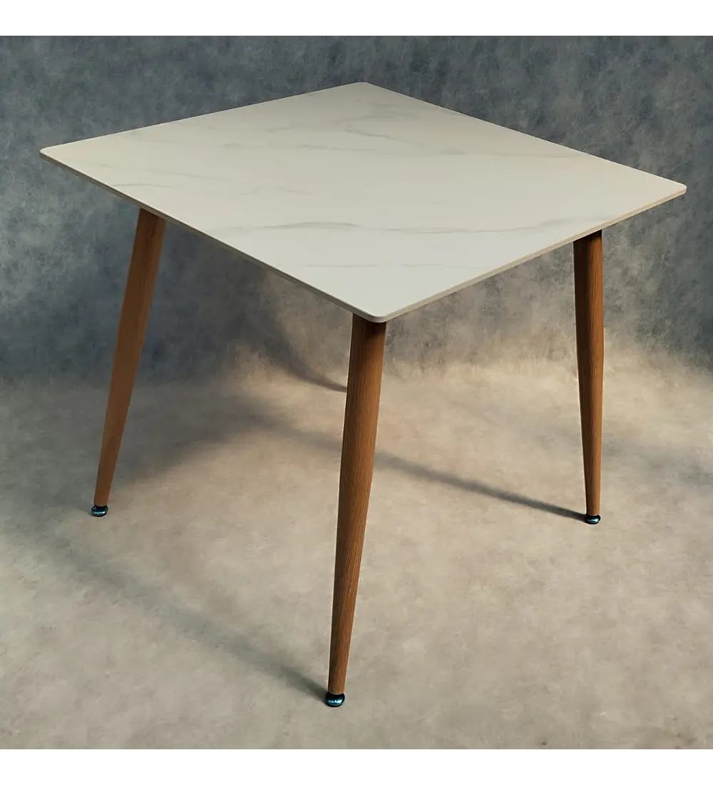 Mesa Mármol Cuadrada 80x80 cms
