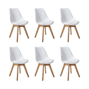 Pack 6 Sillas Tulip
