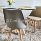 Comedor Madrid 160x90cms + 4 Sillas Tulip - Miniatura 9