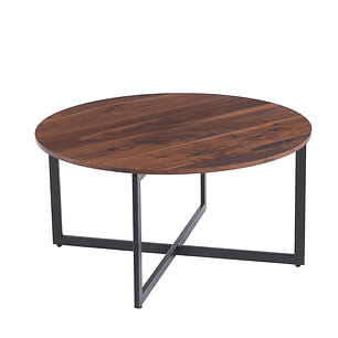 Mesa de Centro 80cm Redonda - Madera clara