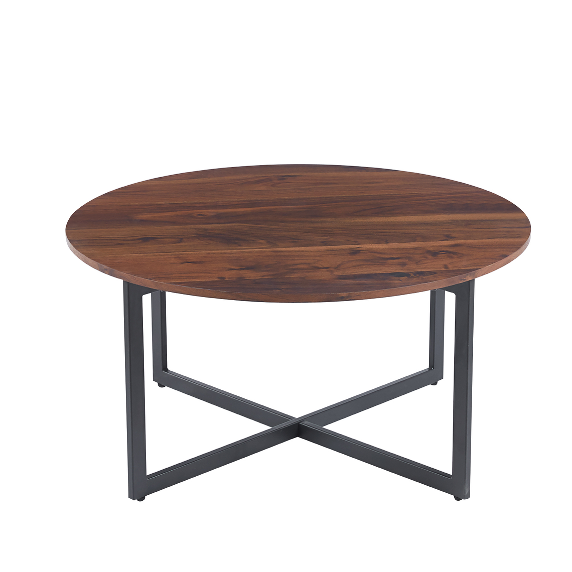Mesa de Centro 80cm Redonda - Madera clara 3
