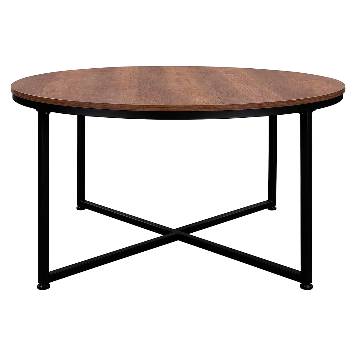 Mesa de Centro 80cm Redonda - Madera clara 4