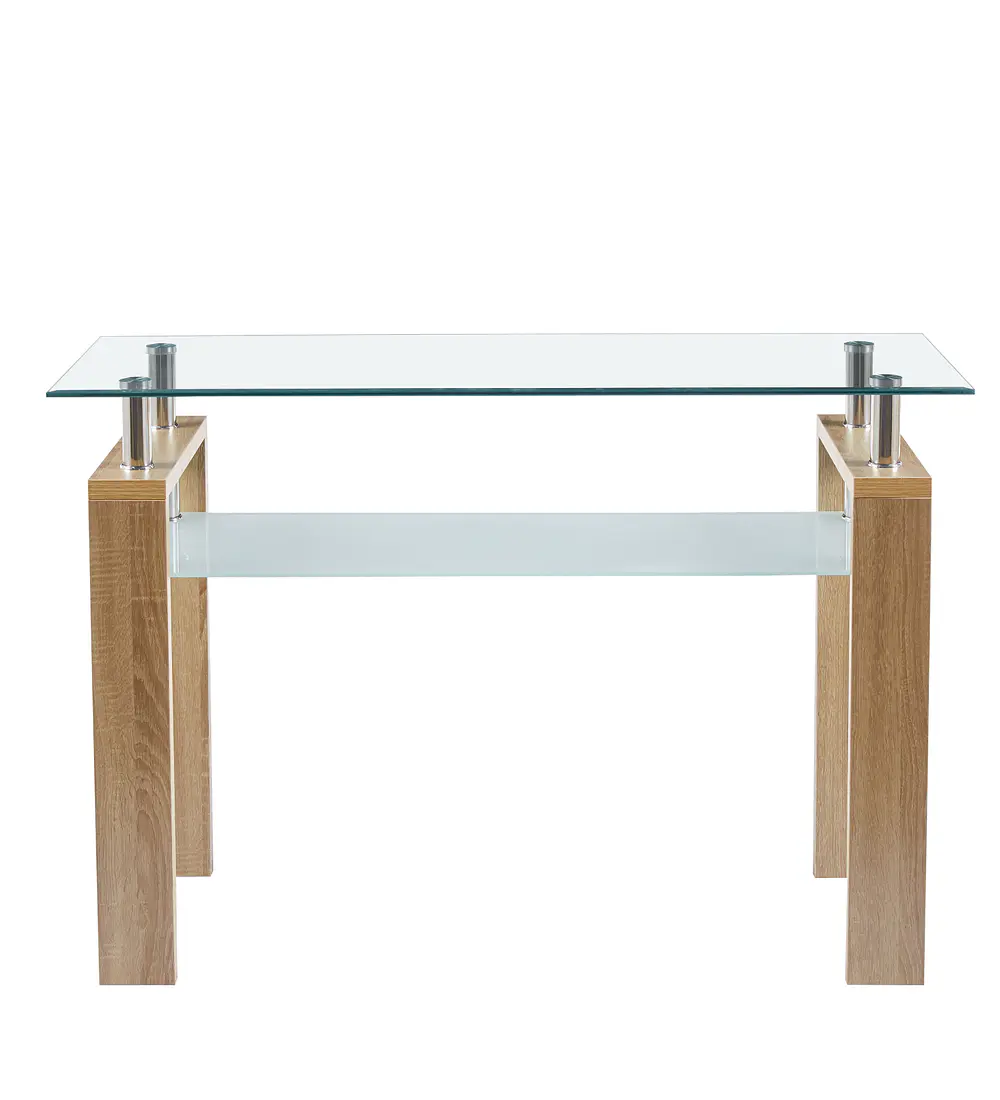 Mesa de arrimo Rectangular de Vidrio