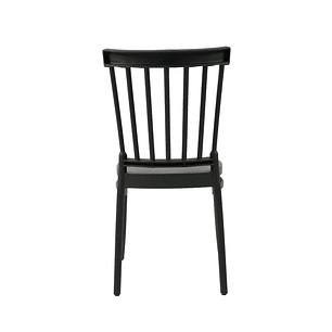 Silla Windsor Polipropileno - Negra