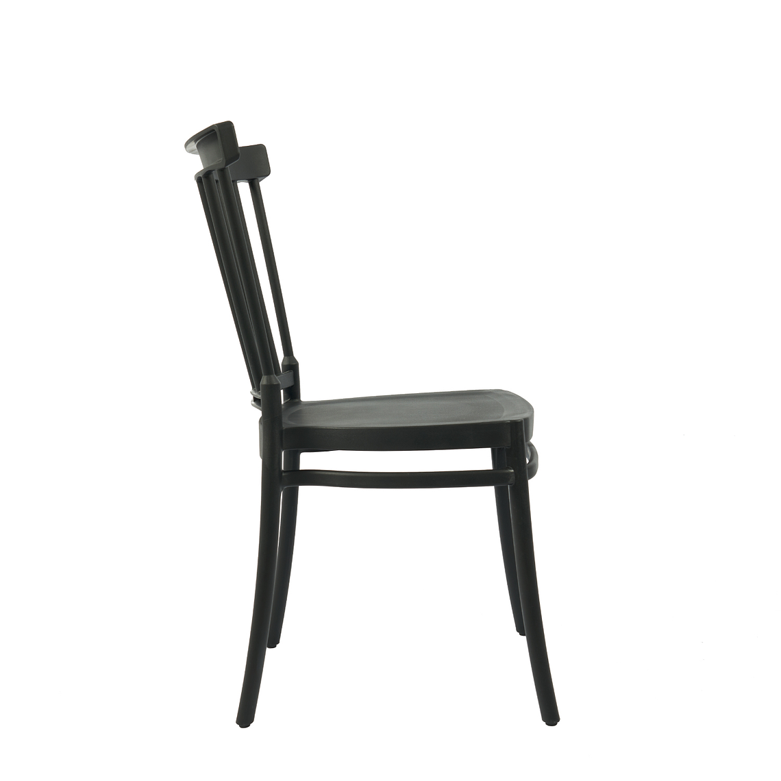 Silla Windsor Polipropileno - Negra 3
