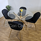 Comedor Warwick 100cm + 4 Sillas Beetle - Miniatura 5
