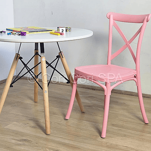 Mesa Eames Kids + 2 Sillas Danubio Kids