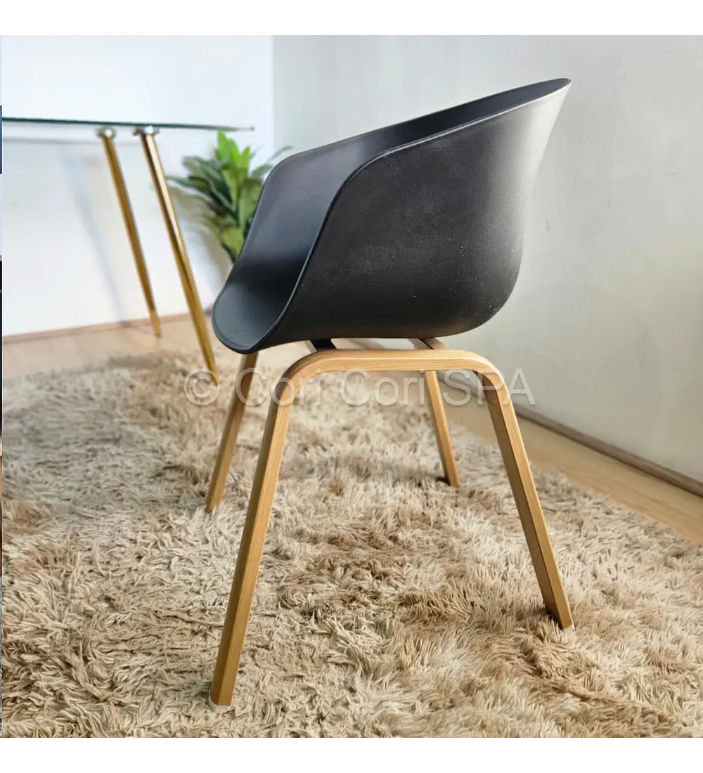 Comedor Mármol 80cm + 4 Sillas Cup