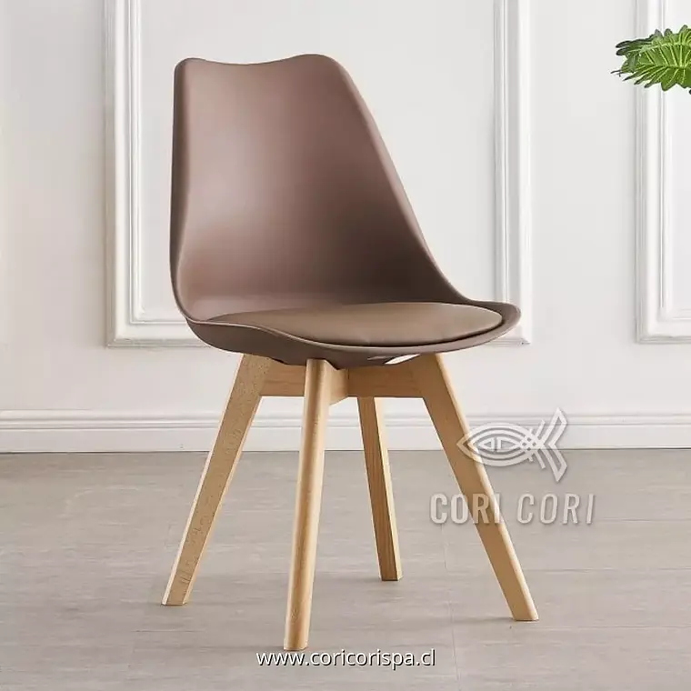 Comedor Rubi 130x80cms + 6 Sillas Tulip 19