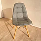 Comedor Rubi 130x80cms + 4 Sillas Capitonne Eames Ecocuero - Miniatura 12