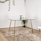 Comedor Rubi 130x80cms + 4 Sillas Capitonne Eames Ecocuero - Miniatura 8