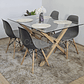 Comedor Medlock 140 x 90cm + 4 Sillas Eames  - Miniatura 6