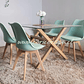Comedor Medlock 120 x 80cm + 4 Sillas Tulip  - Miniatura 9