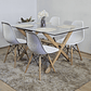 Comedor Medlock 130x80cm + 6 Sillas Eames - Miniatura 1
