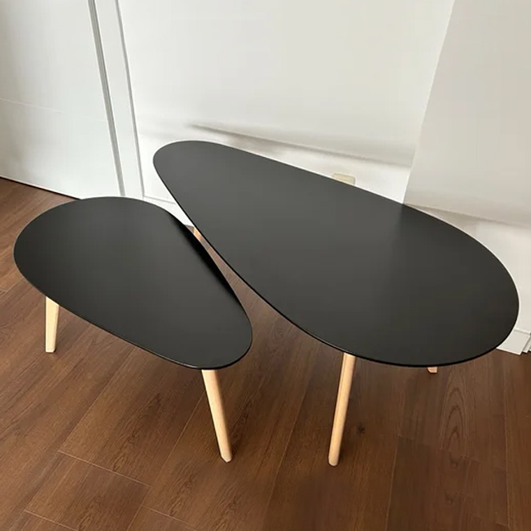 Mesa de Centro Doble Elipse 1