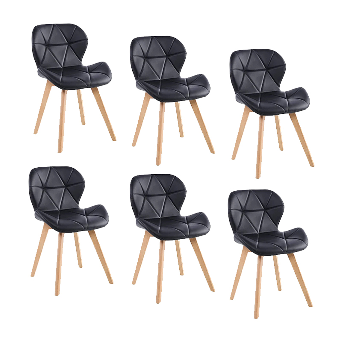 Pack 6 Sillas Mariposa Wood 4