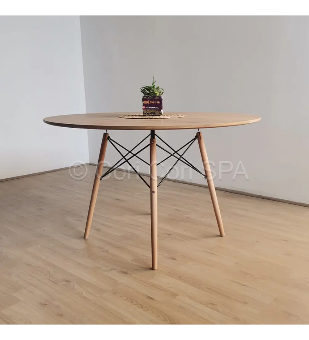 Comedor Mesa Wood 120cm + 4 Sillas Bread Wood