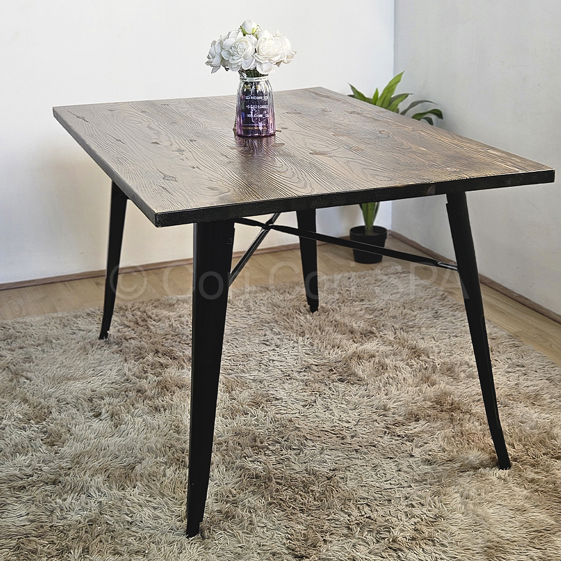 Mesa Madera Natural 140x90cm 1