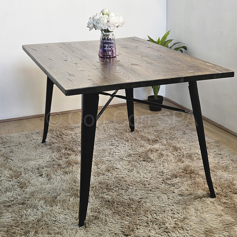 Mesa Madera Natural 140x90cm 1