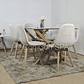 Comedor Medlock 130 x 80cm + 6  Sillas Capitonne Velvet  - Miniatura 6