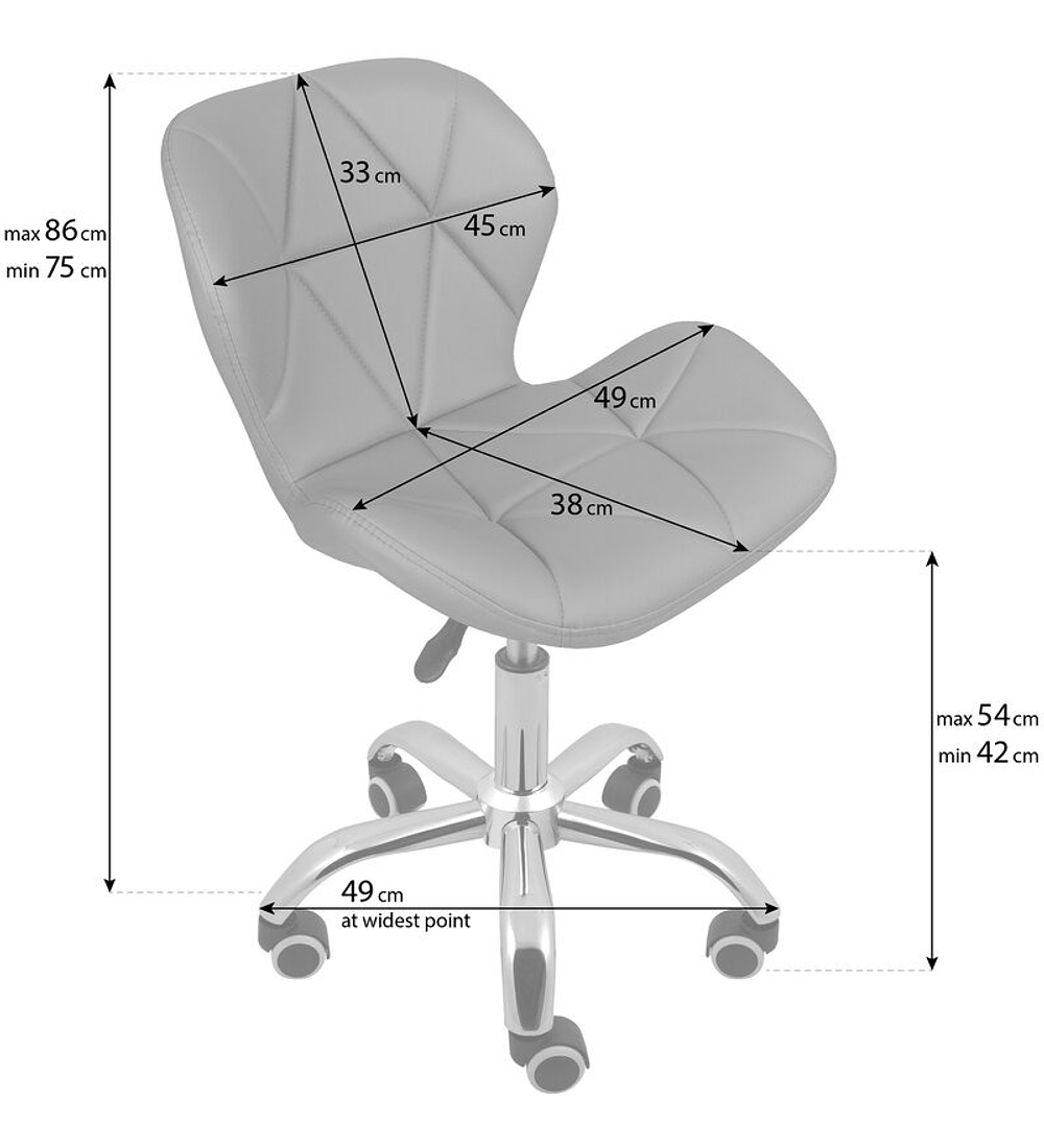 Silla Mariposa de Escritorio Rosa (Segunda Selección)