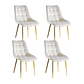 Pack 4 Sillas Capitonne Top Gold - Miniatura 3