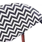 Silla Bistro Parisina Rattan con reposabrazos - Blanca con negro - Miniatura 5