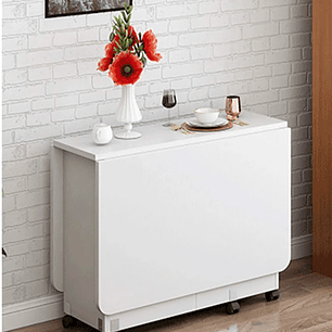 Mesa de comedor plegable extendible (140x60cm)