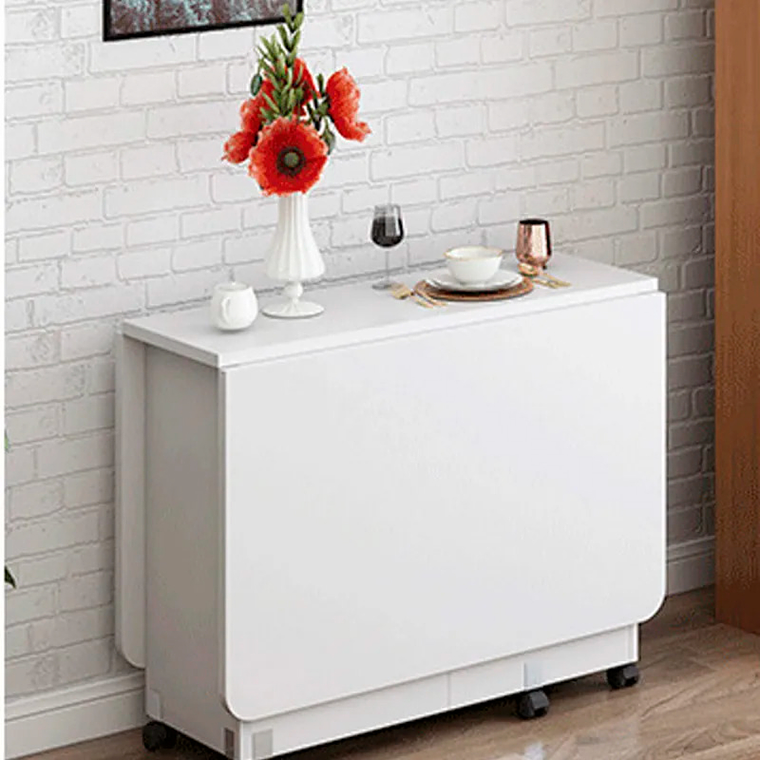 Mesa de comedor plegable extendible (140x60cm) 2