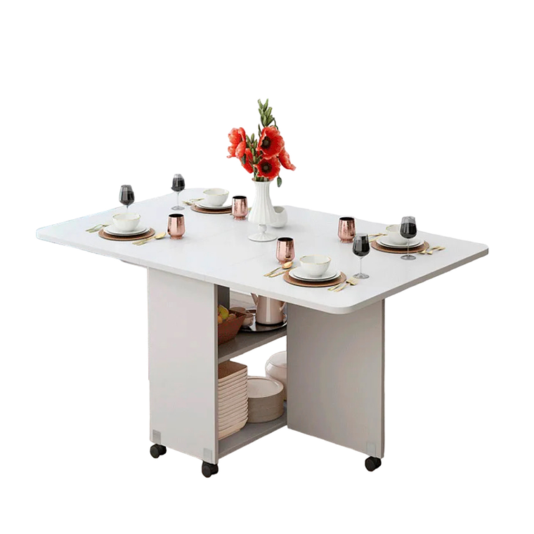 Mesa de comedor plegable extendible (140x60cm) 3