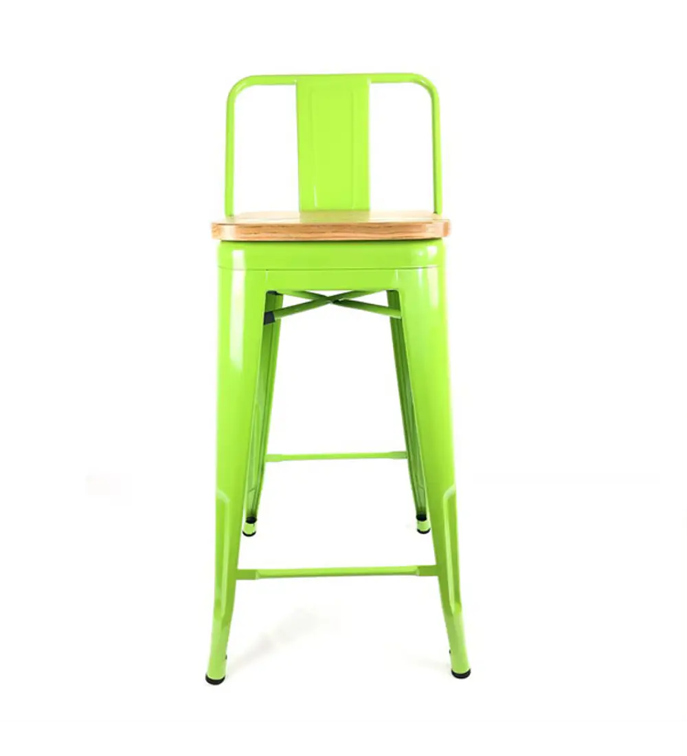 Taburete Tolix Industriales (asiento de Madera 63/64CMS)
