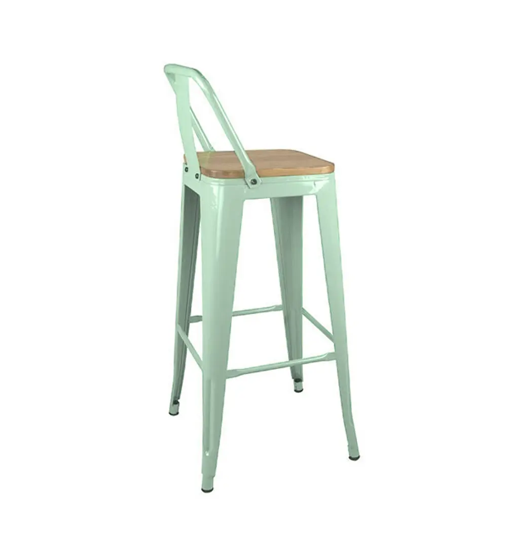 Taburete Tolix Industriales (asiento de Madera 63/64CMS)