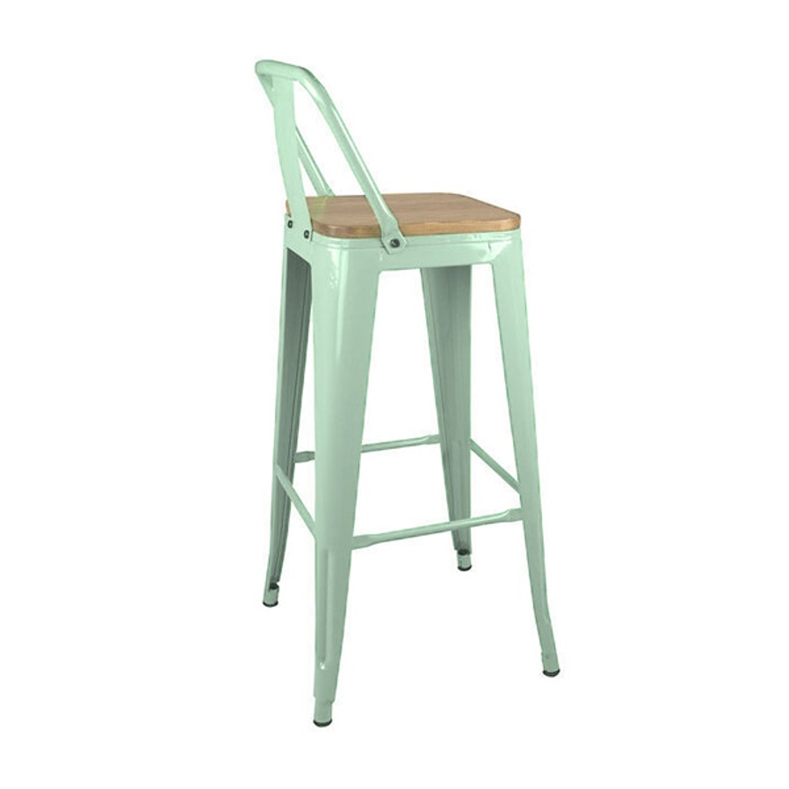 Taburete Tolix Industriales (asiento de Madera 63/64CMS) 2