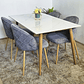 Comedor Mármol 160x90cm + 4 Sillas Bread Wood - Miniatura 6