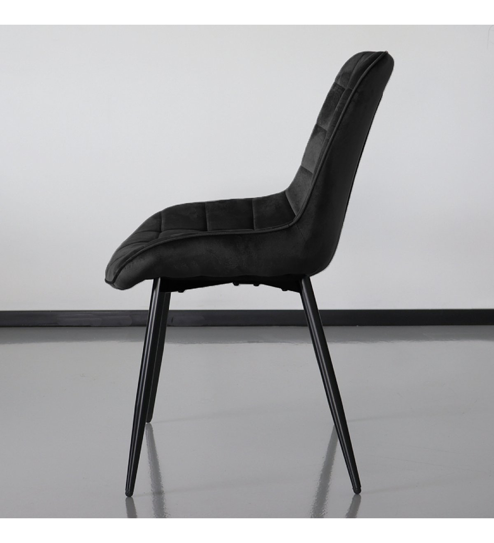 Silla Capitonne Top Black