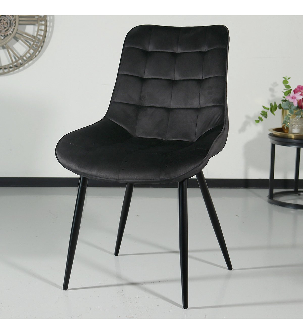 Silla Capitonne Top Black