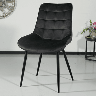 Silla Capitonne Top Black