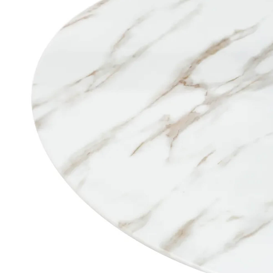 Mesa Tulip Gold Mármol 100cm 2