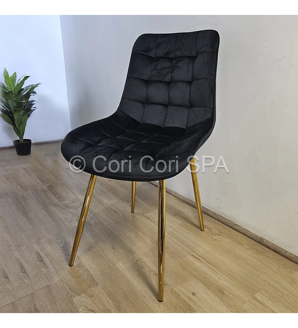 Comedor Mesa Wood 100cm + 4 Sillas Capitonne Top