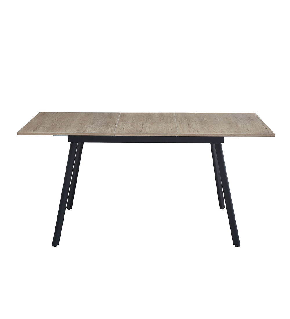 Mesa extensible 120 a 160 cm x  80 cm - Madera Clara