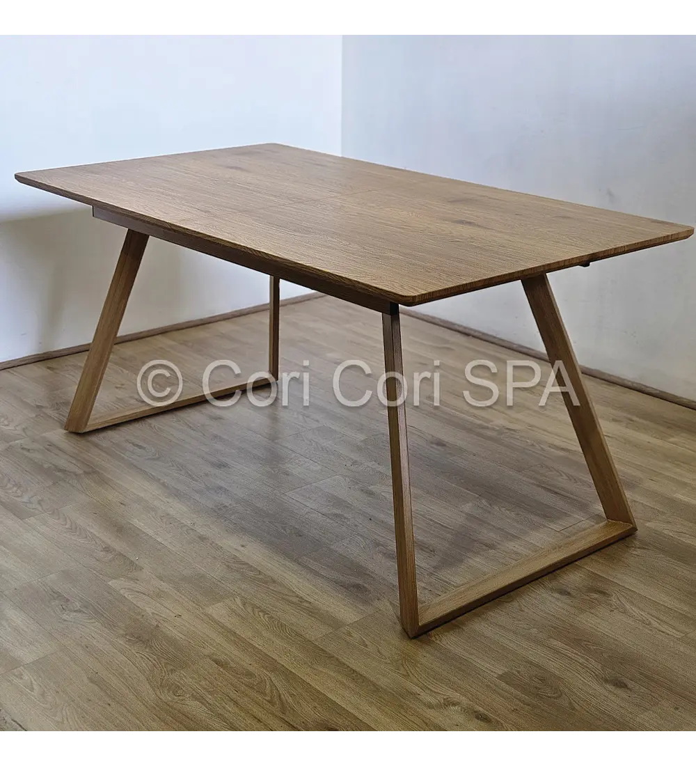 Comedor Mesa Rectangular Expandible 160x90cms + 4 Sillas Capitonne Top Gold