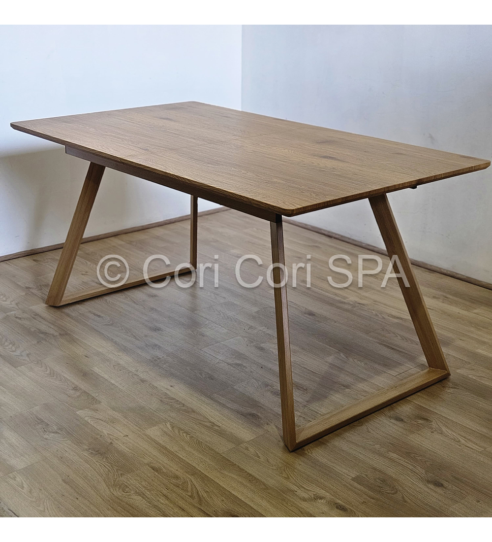 Comedor Mesa Rectangular Expandible 160x90cms + 6 Sillas Capitonne Top Gold