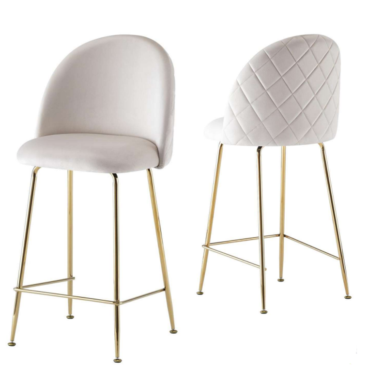 Pack 2 Taburete Luxury Gold 66cm 1