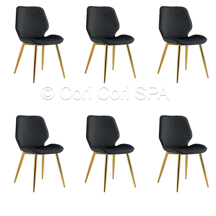 Pack 6 Sillas Mariposa Top Gold 1