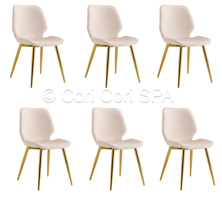 Pack 6 Sillas Mariposa Top Gold 2