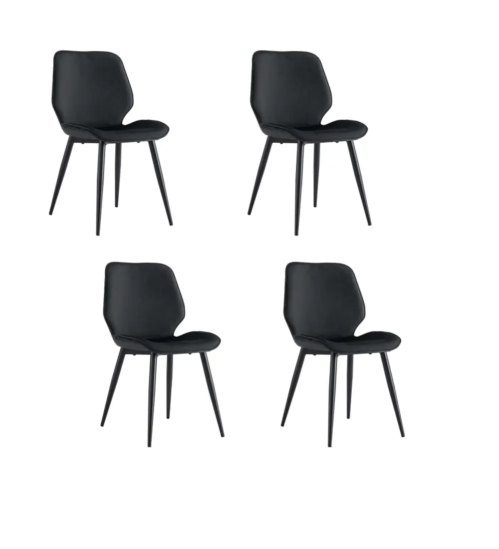Pack 4 Sillas Mariposa Top Negra