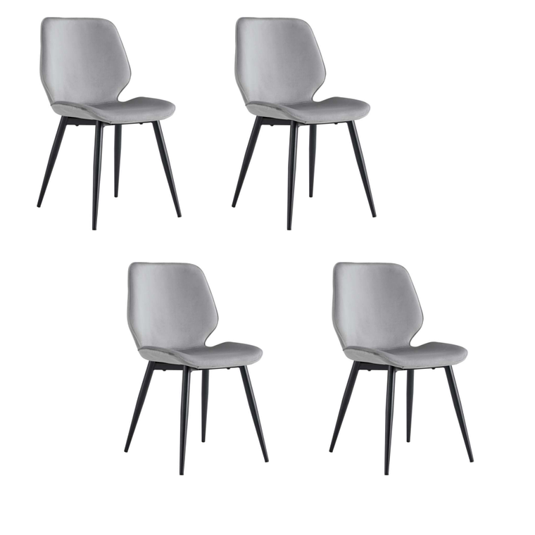 Pack 4 Sillas Mariposa Top Negra 3