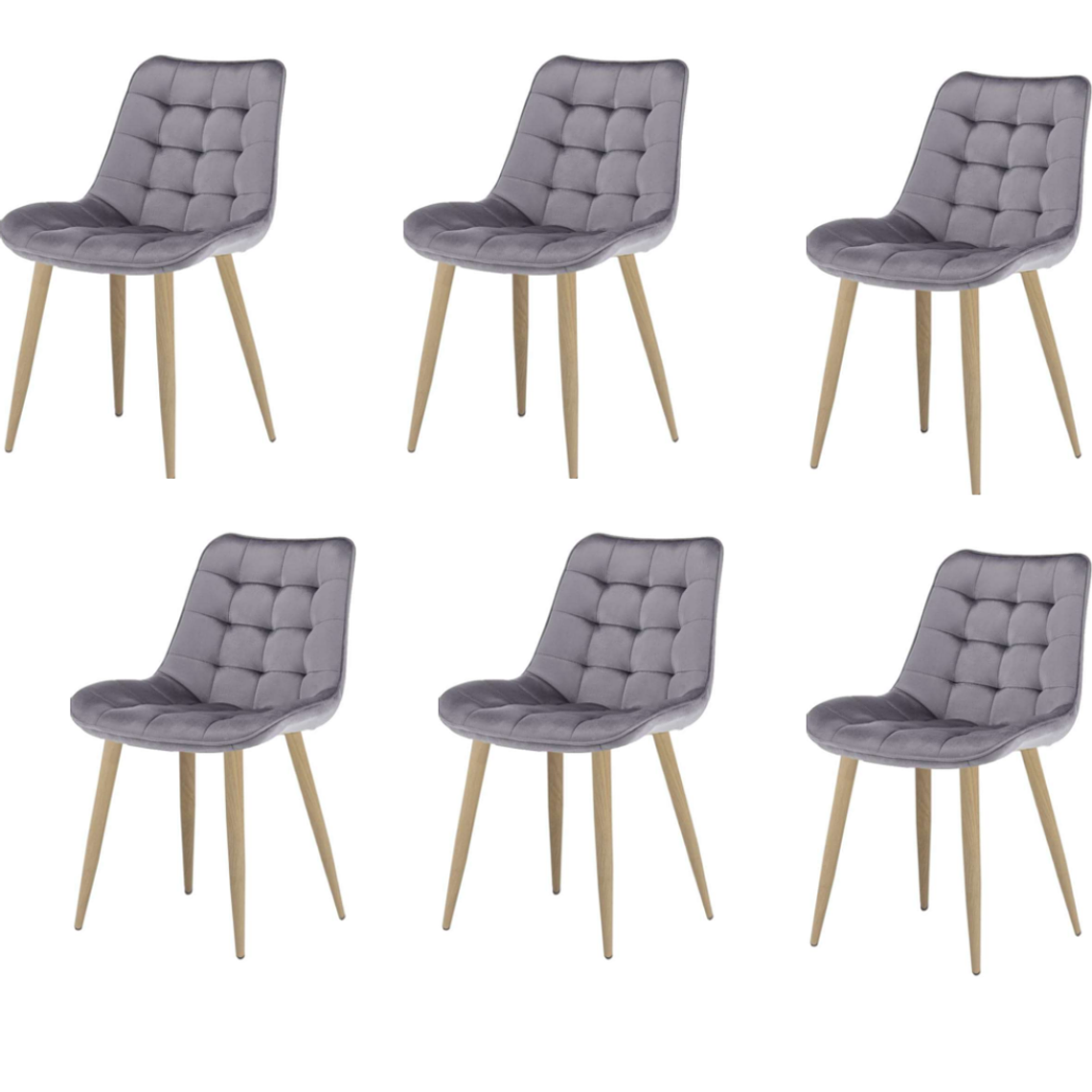 Pack 6 Sillas Capitonne Top Wood 3